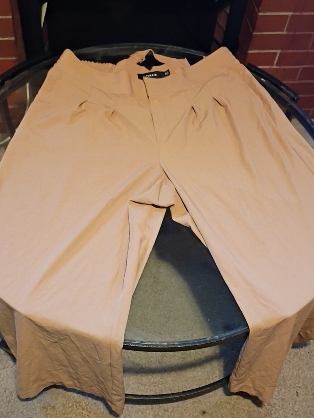 torrid Tan Wide-Leg Chinos